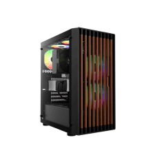 Gamdias AURA GC4 ARGB Real Walnut Wood Mesh ATX Mid-Tower Gaming Casing