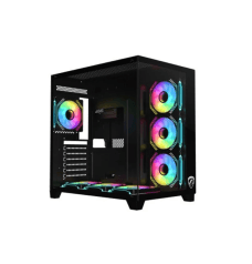 Pc Power Iceberg V3 Gaming Case Black With 7 Infinity Argb Fan
