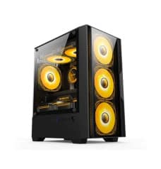 TECH POWER TM201 4 ARGB Black Gaming Casing