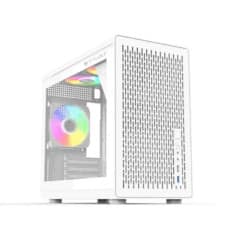 T-Wolf XPLENDER X5 BH ARGB M-ATX Portable Casing White