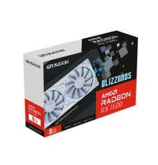 Unika Radeon RX 7600 Blizzard 8GD6 V2 Graphics Card