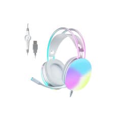 AULA S505 Wired Gaming Headphone with Transparent RGB Light Effect