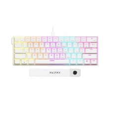 AJAZZ NK61 Wired Mechanical Gaming Keyboard - White
