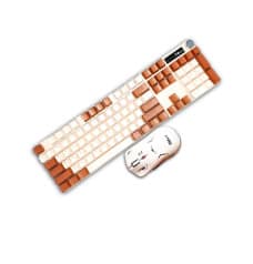 PC POWER Fury Combo Brown RGB Gaming Keyboard Mouse