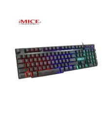 iMice AK-600 LED Backlit USB Wired 104 Key Gaming Keyboard