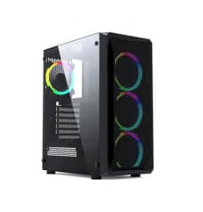 MaxGreen JX188-9 Mid-Tower RGB ATX Gaming Case