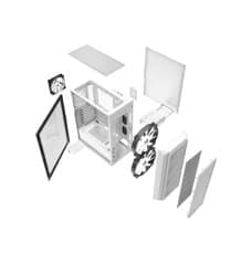 Montech AIR X ARGB White ATX Mid-Tower Gaming Case