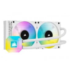 Corsair ICue H100i Elite Capellix 240mm All In One Liquid CPU Cooler (White)