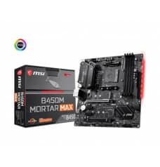 MSI B450M MORTAR MAX Military Style AMD M-ATX Gaming Motherboard
