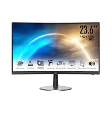 MSI PRO MP242C 23.6 Inch FHD Curved Monitor with Built-in Speakers