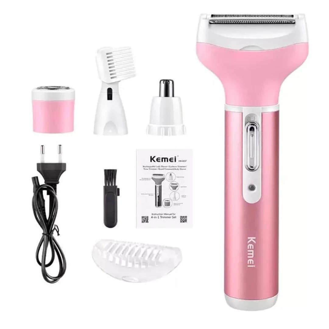 Kemei KM-6637 4 In 1 Shaver for Women