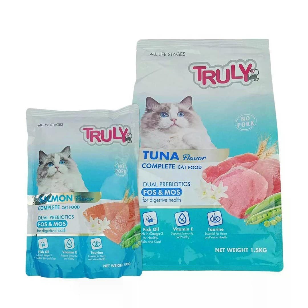 Truly All Life Stage Dry Cat Food Tuna 1.5kg