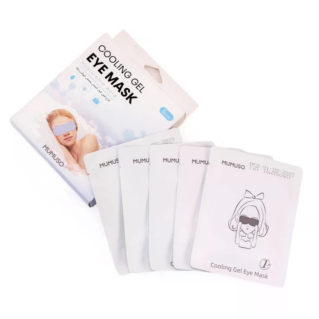 MUMUSO Hyaluronic Acid Cooling Gel Eye Mask (5-Pack)