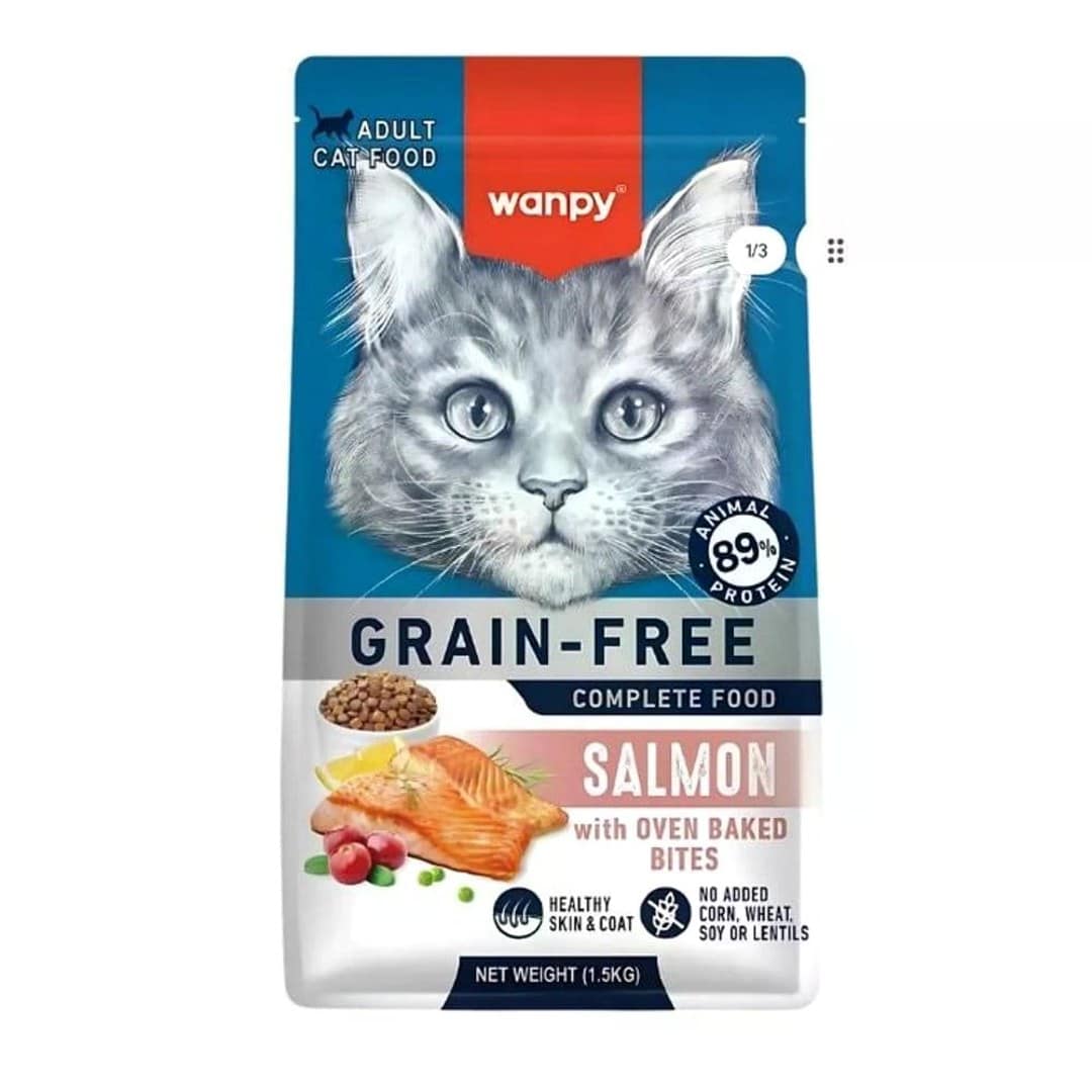 Wanpy Grain Free Super Premium Adult Salmon 1.5kg