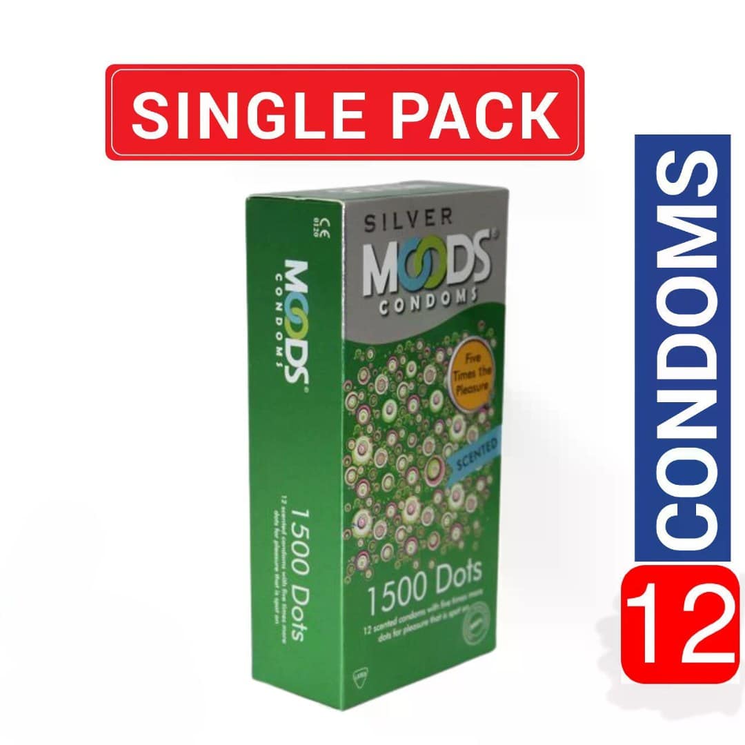 Moods 1500 Dots Condoms 12 Pcs Pack