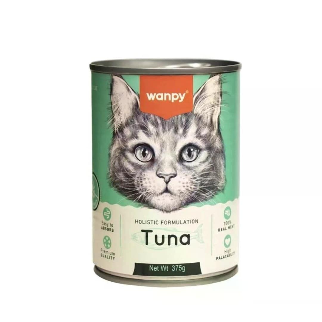 Wanpy Cat Food Can Tuna Flv 375gm