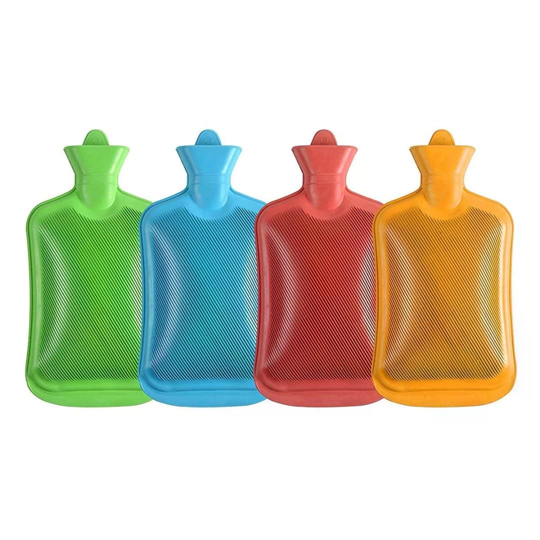 Rubber Hot Water Bag Bottle Pain Relief Bed Hand Warmer Hot Water Bag 2 L Color Send As Per Product Availability - Hot Water Bag - hot water bag