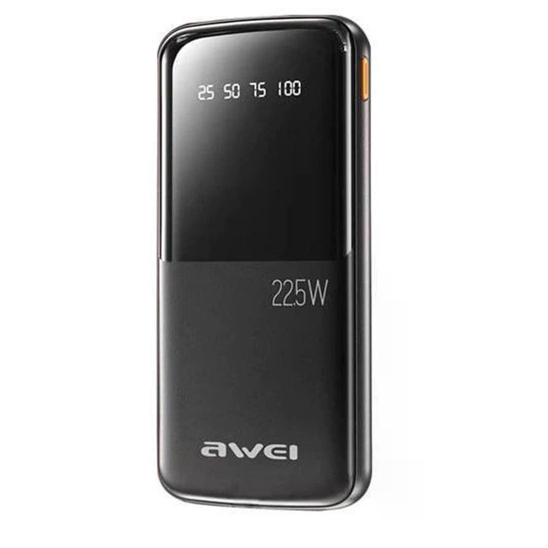 Awei 22.5W 10000mAh Digital Display Power Bank (P10K)
