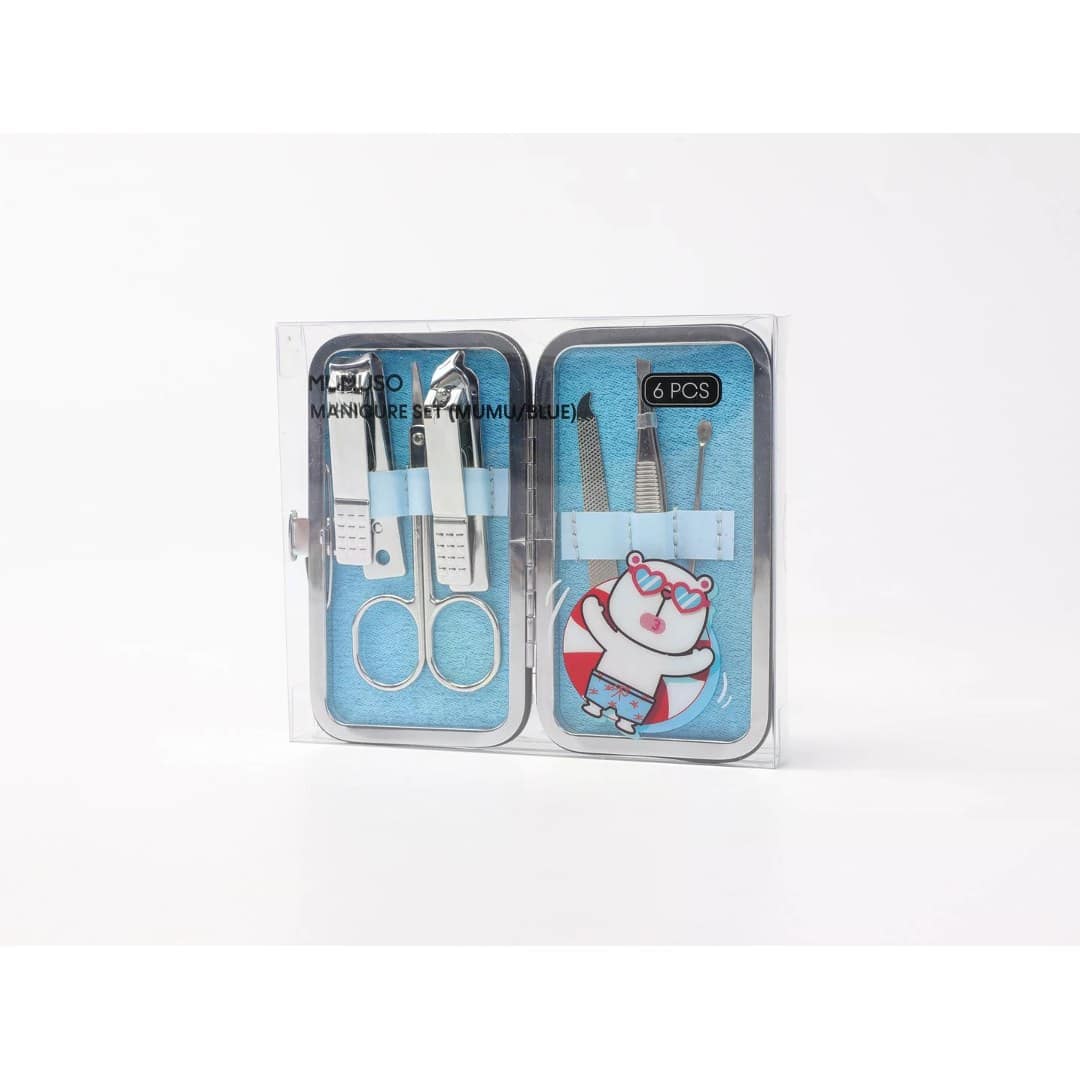 MUMUSO MUMU 6-Piece Manicure Set (Blue)
