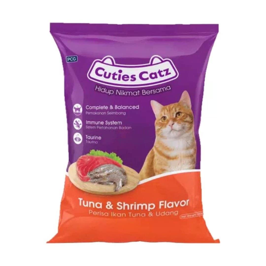 Cuties Catz Tuna Shrimp 350gm