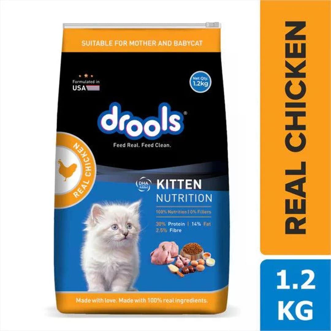 Drools Kitten Chicken Cat Food 1.2kg