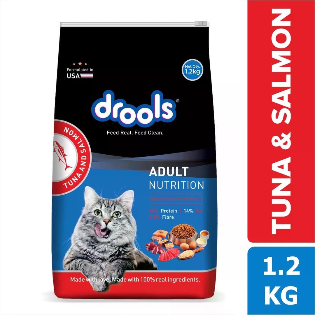 Drools Tuna Salmon Cat Food 1.2kg