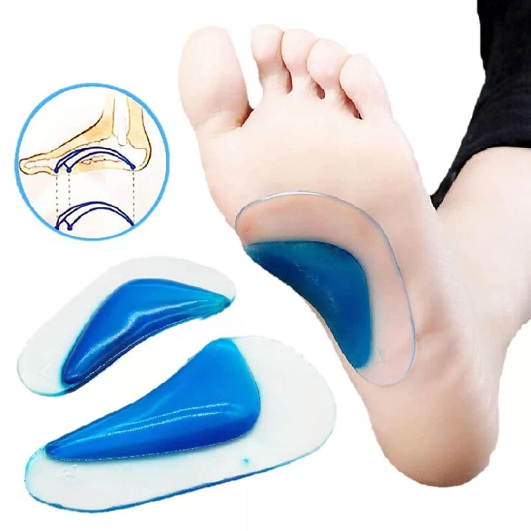 Insole Orthotic Professional Arch Support Insole Flat Foot Flatfoot Corrector Shoe Cushion Insert Silicone Gel Orthopedic Pad