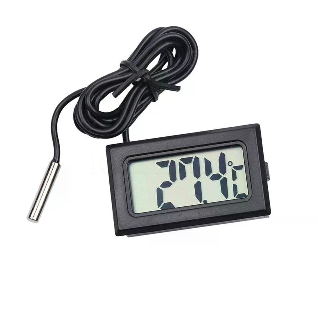 LCD Digital Thermometer Temperature Sensor Fridge Freezer Probe For Aquarium Refrigerator