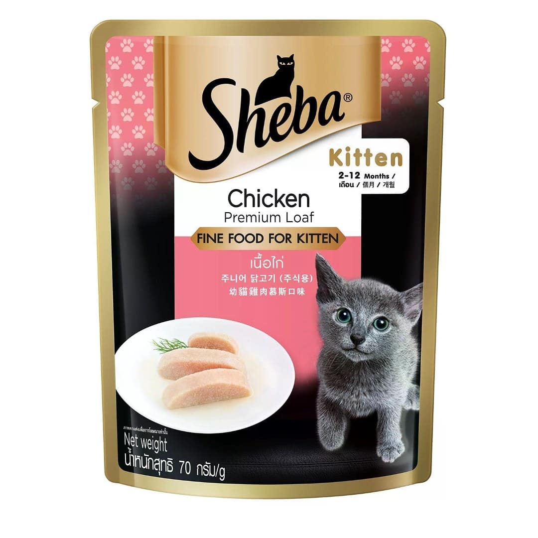 Sheba Pouch Kitten Chicken 70gm