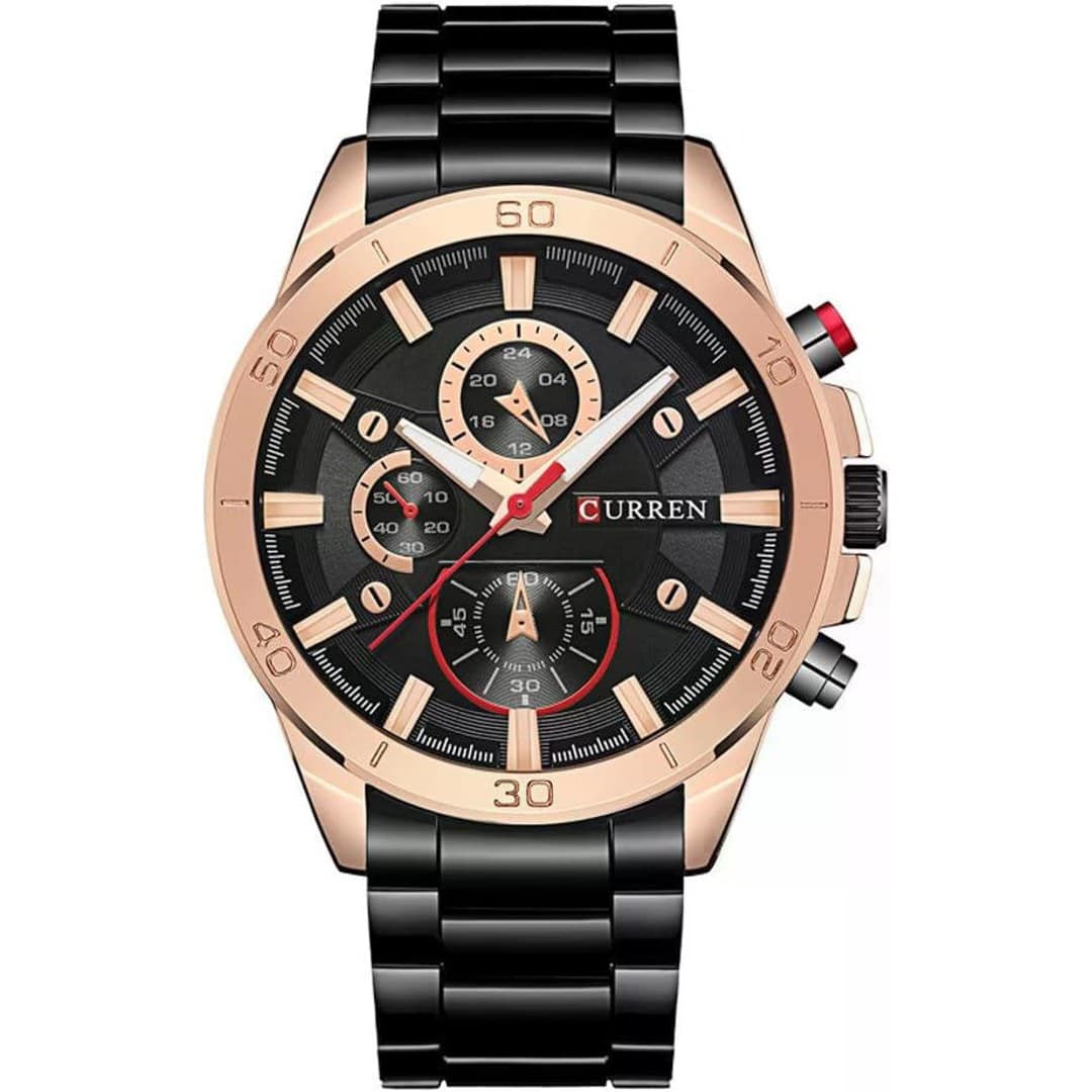 Curren 8275 Quartz Casual Watch for Men - Gold