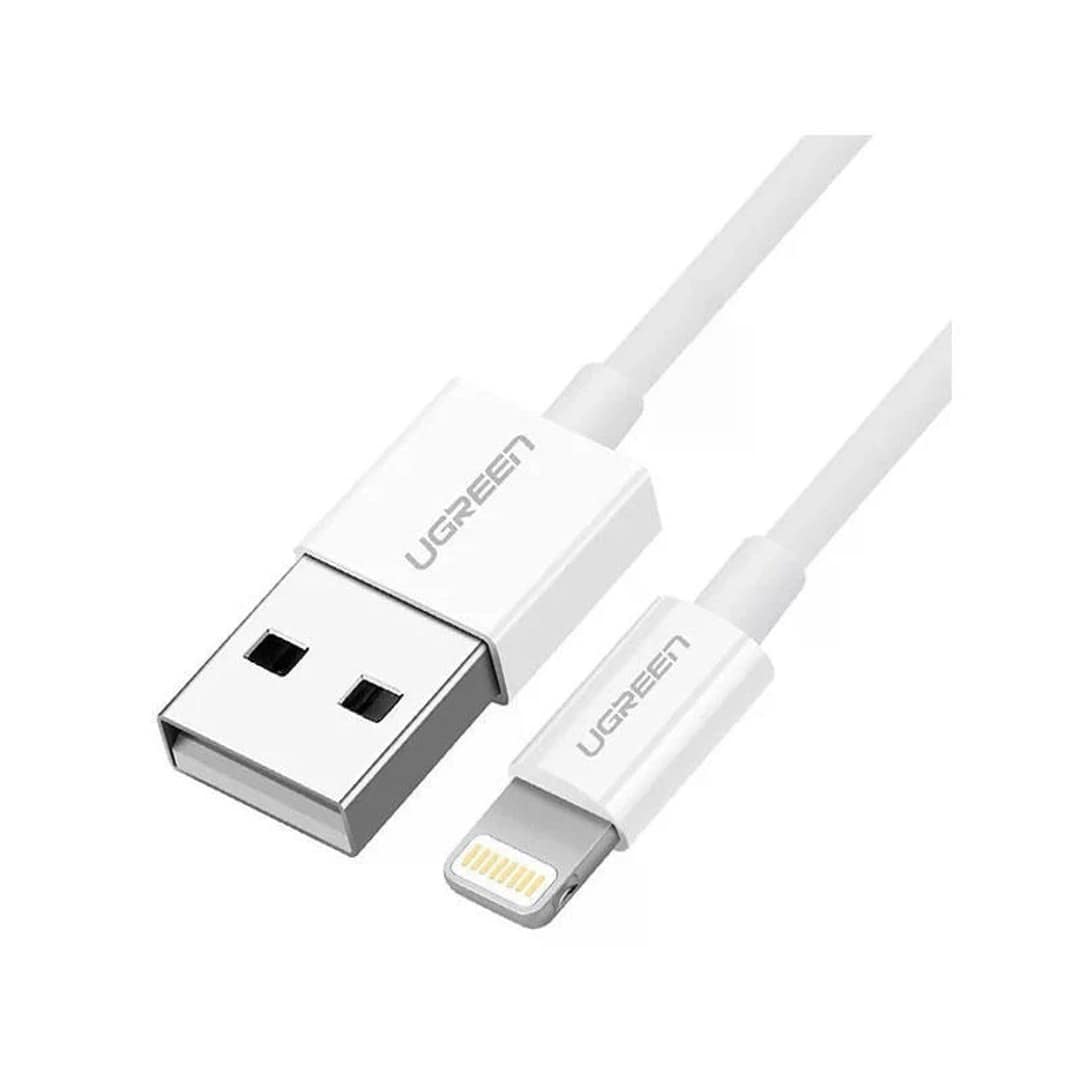 UGREEN USB-A Male to Lightning Male Cable Nickel Plating ABS Shell 1m