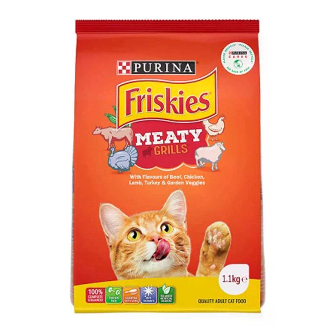 Purina Friskies Adult Meaty Grills Cat Food 1kg