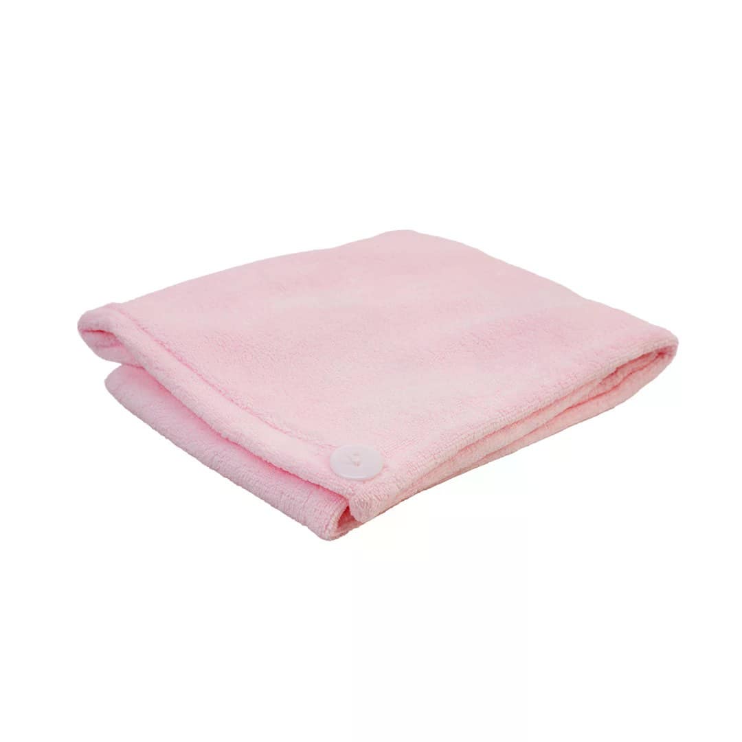 Hair Drying Towel-Light Pink