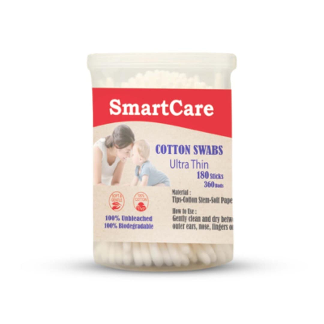 Baby Thin Cotton Bud Rotate Box- 180 Pcs