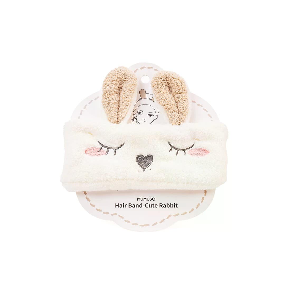 MUMUSO Hair Band -Cute Rabbit (White)