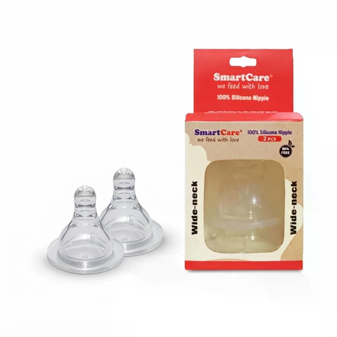 Smart Care Wide neck Silicon nipple S Size (2pcs Pack)