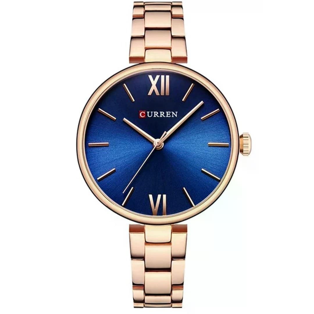 Curren Watch for Women | Curren L 1011 - Rose Gold Blue