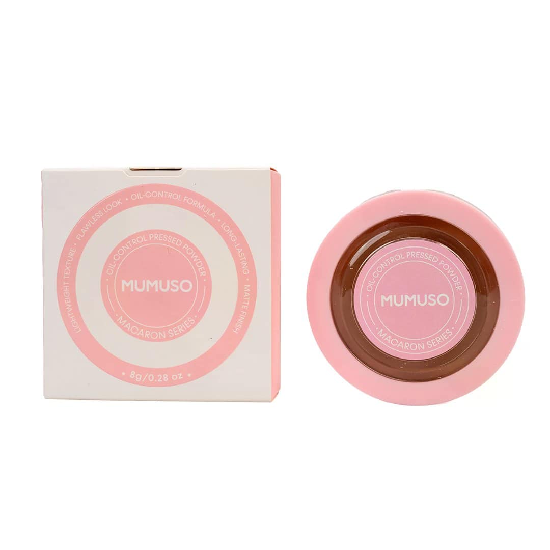 MUMUSO Macaron Series Oil-Control Pressed Powder - 01 Natural Beige