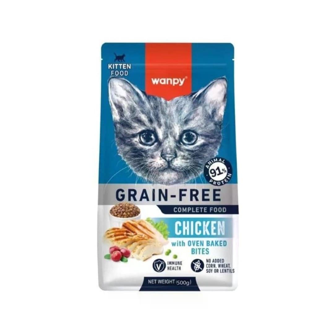 Wanpy Grain Free Super Premium Kitten Chicken 500gm