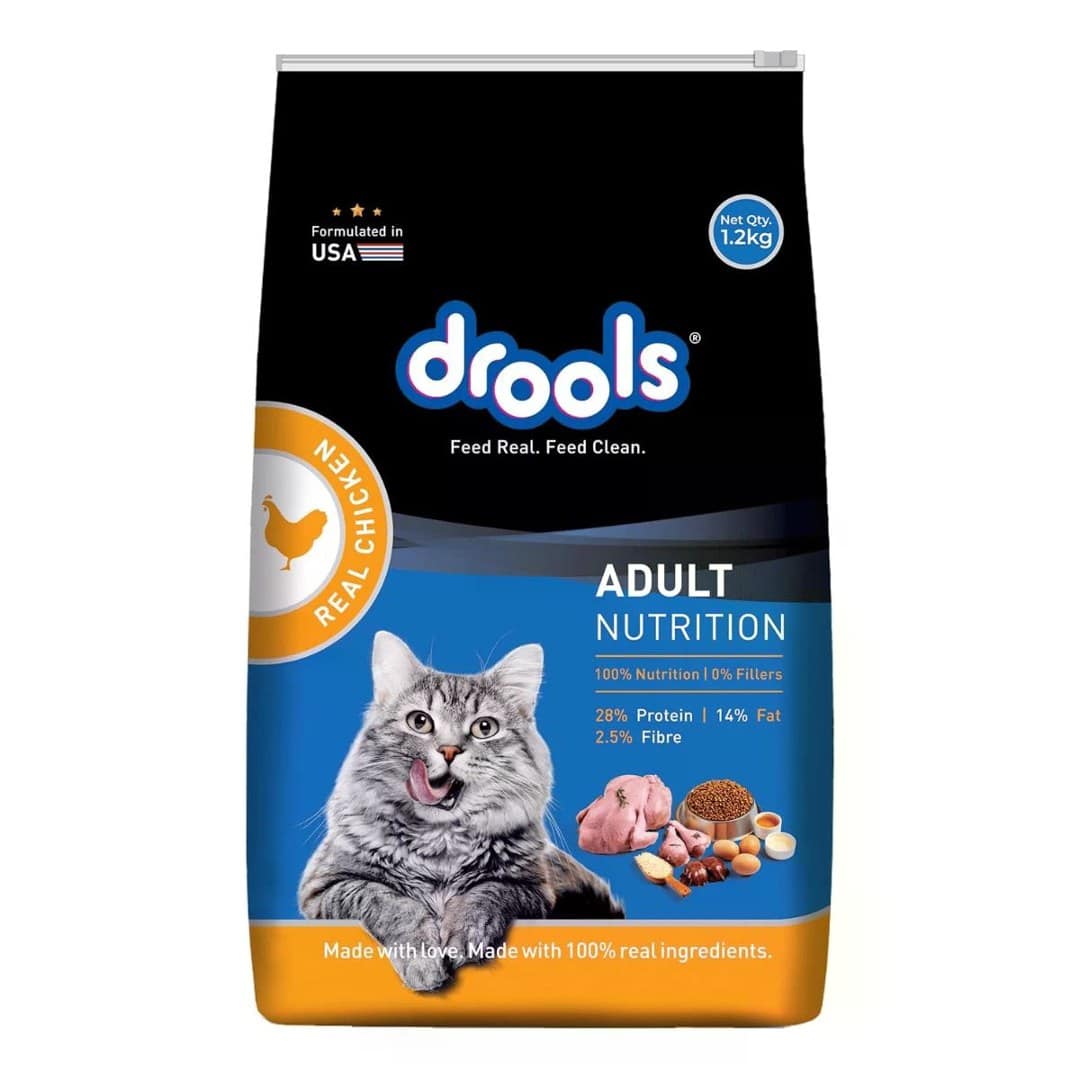 Drools Adult Chicken Cat Food 1.2kg