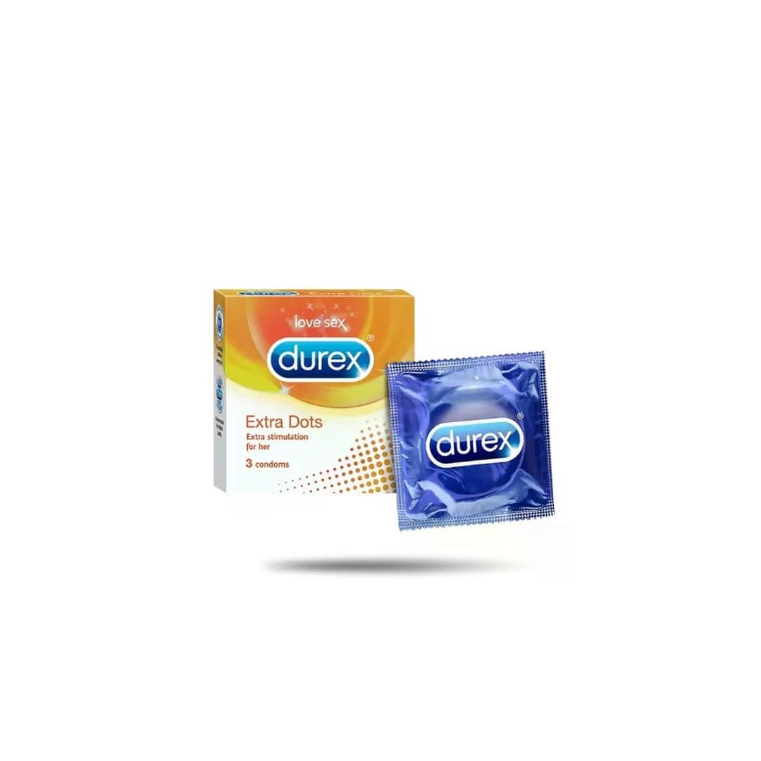 Durex Extra Dots Condom 3pcs Pack | India