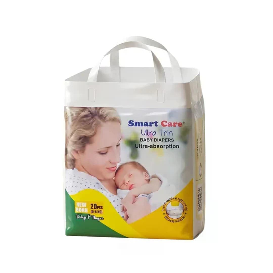 Smart Care Baby Belt Diaper, New Born- Ultra Thin (0-4 Kg) -20 Pcs