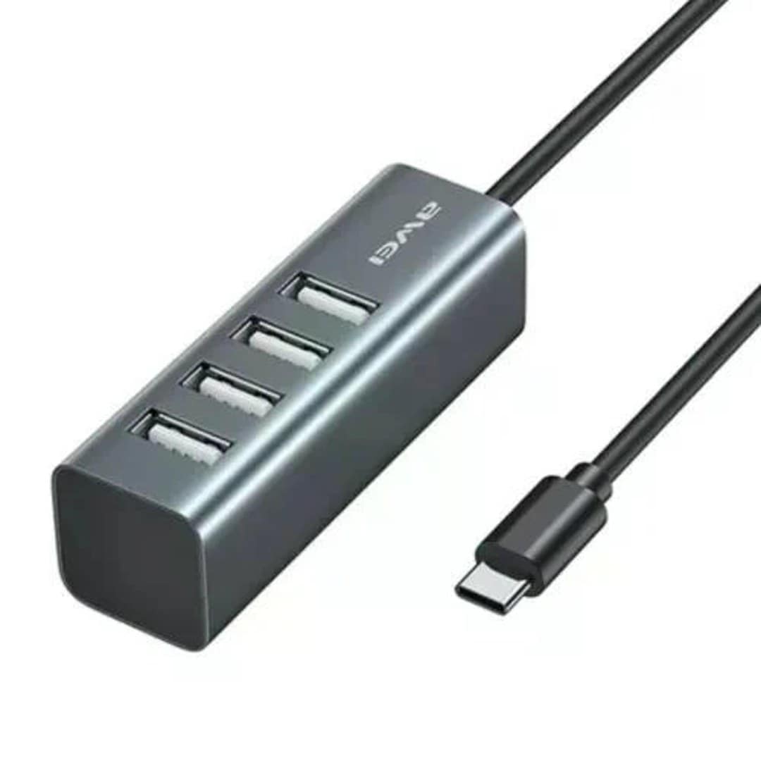 Awei 4 Ports USB Type-C Hub (CL-122T)-Grey