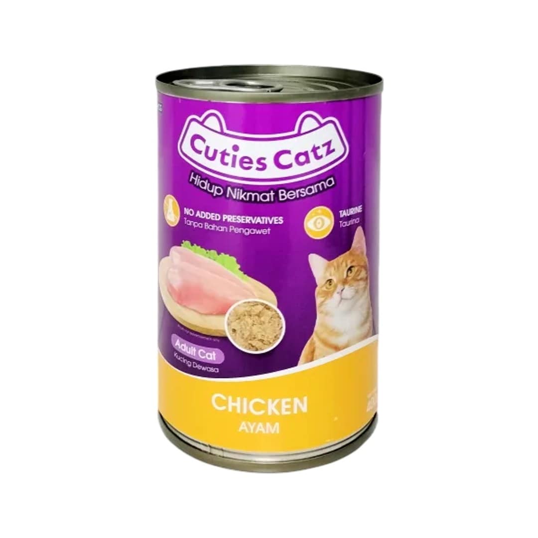 Cuties Catz Can Chicken Liver 400gm