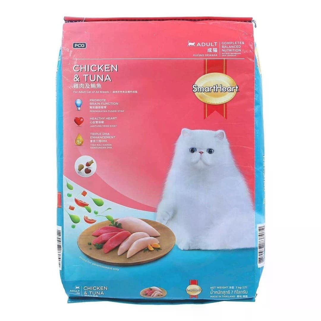 Smartheart Cat Food Chicken & Tuna 480g