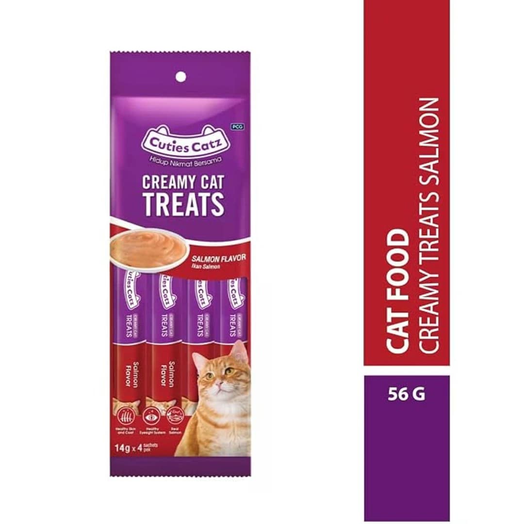 Cuties Catz Treats Salmon Flavor 56gm