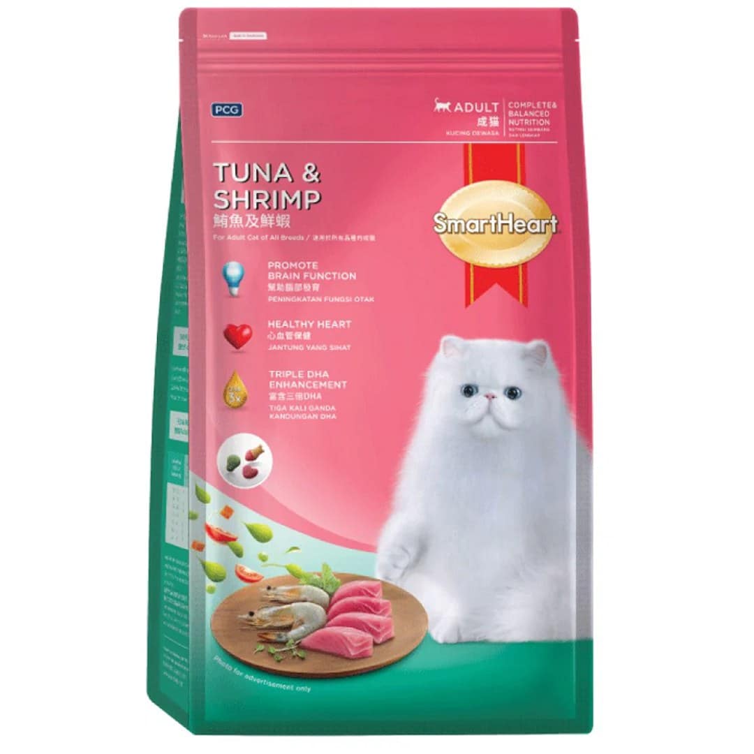 SmartHeart Cat Food Tuna Shrimp 1.2kg