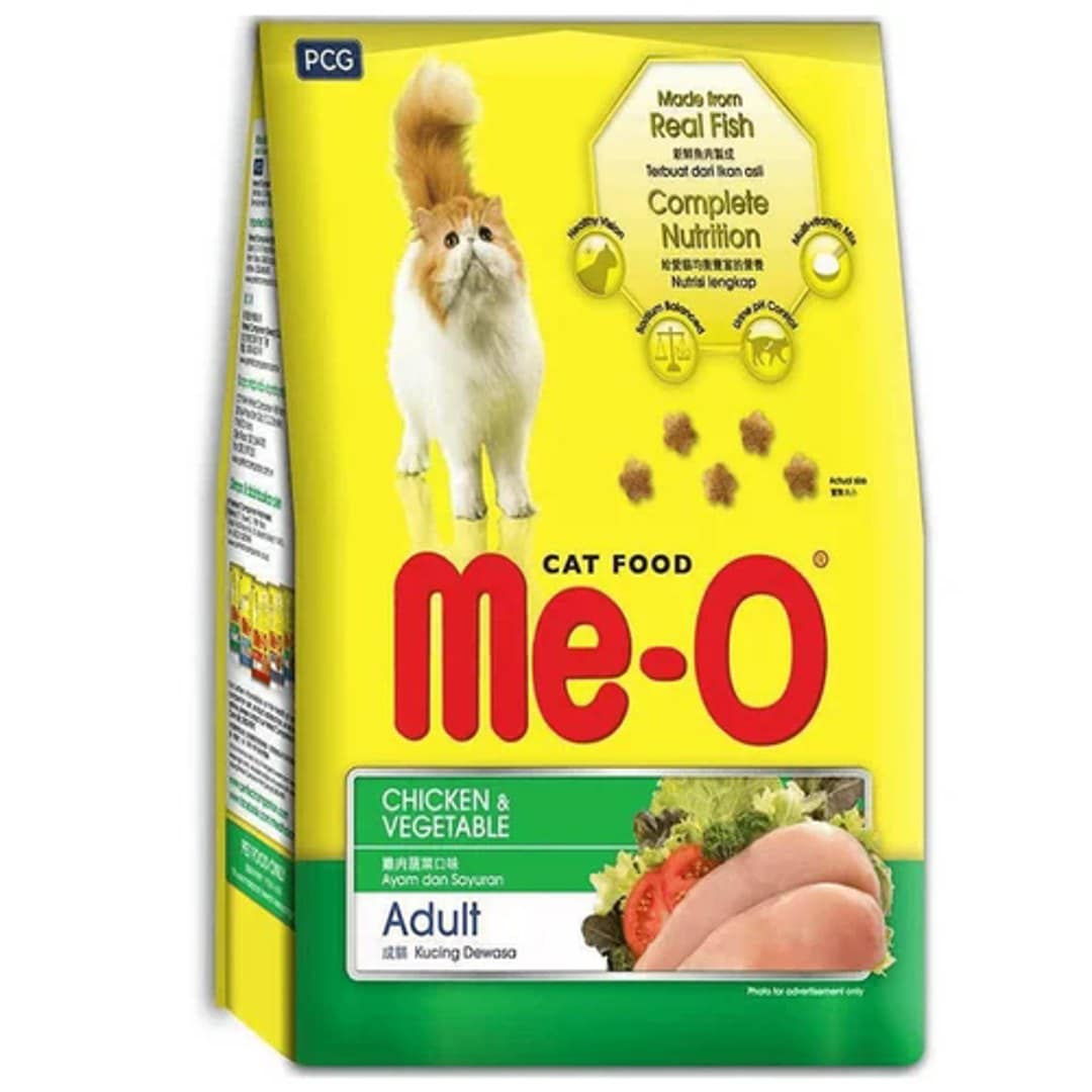Me-O Dry Cat Food Chicken & Vegetable 450gm