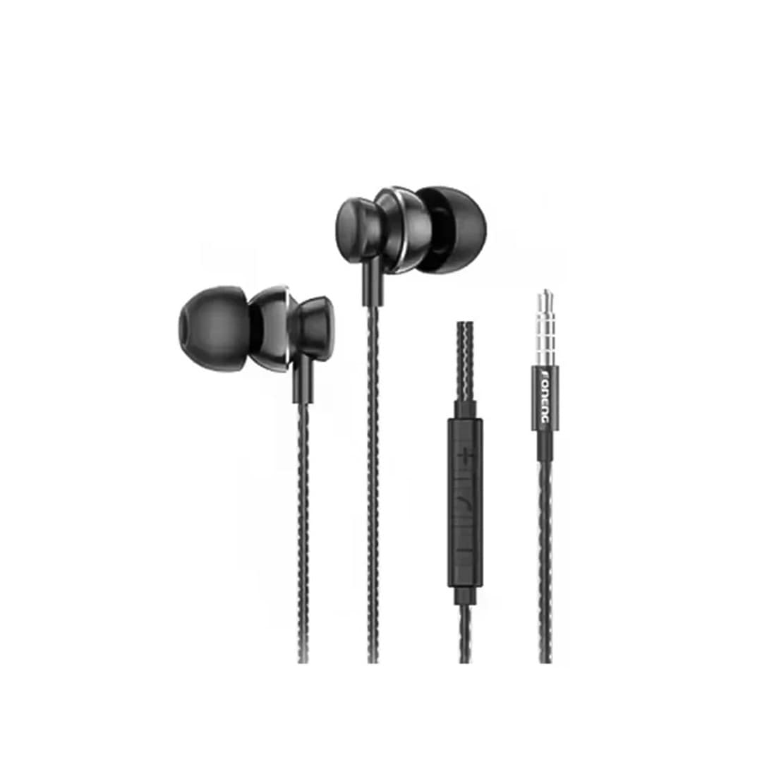 FONENG T67 In-Ear Metal Wired 3.5mm Earphone with Mic