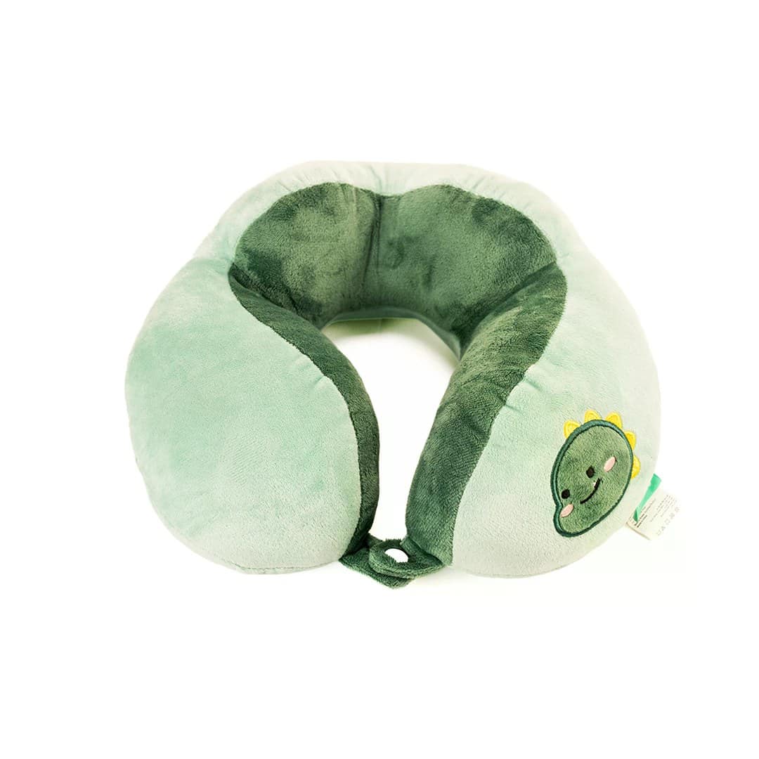 Double Humps U-Shaped Neck Pillow (Green)